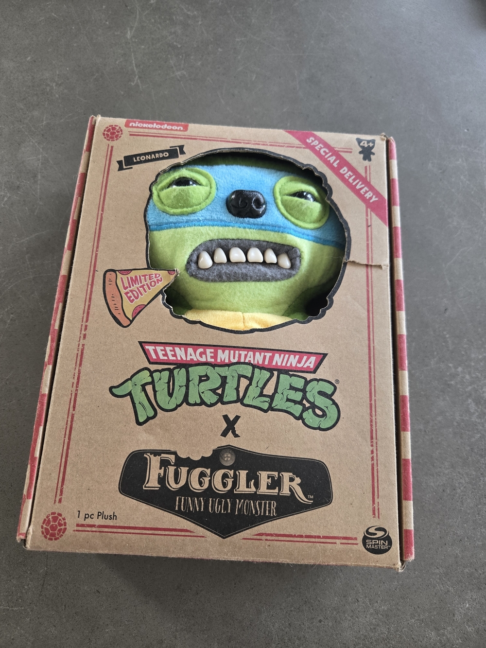 Teenage Mutant Ninja Turtles x Fuggler Plush - Green & Blue Leonardo